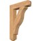 Ekena Millwork Funston Craftsman Smooth Bracket, Western Red Cedar, 5 1/2"W x 28"D x 40"H BKT06X28X40FST04SWR - alternate 1